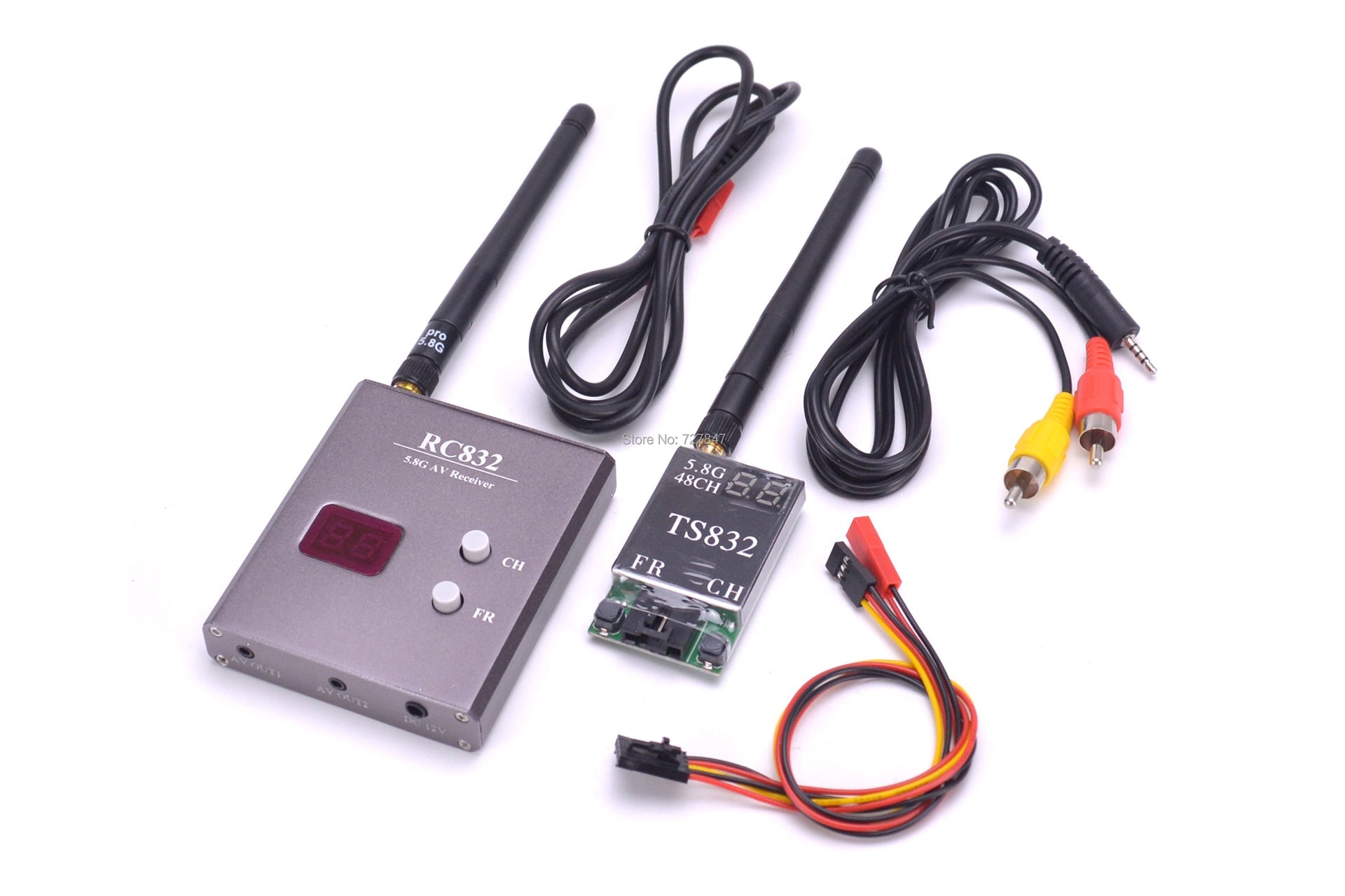 FPV boscam 5.8Ghz 600mW 48CH RECEIVER & TRANSMITTER